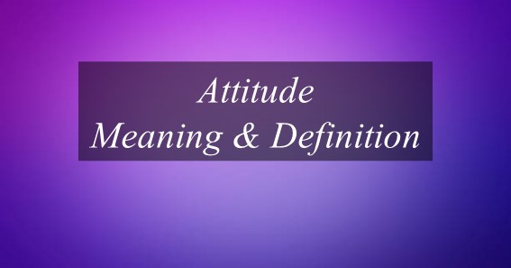 Attitude Meaning & Definition