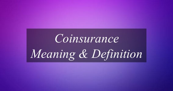 Coinsurance Meaning & Definition