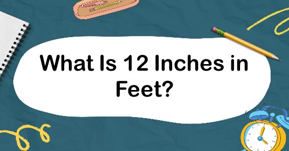 What Is 12 Inches In Feet? Convert 12 In To Feet (ft)